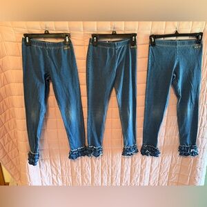 Matilda Jane Blue Ruffle Hem Jeggings